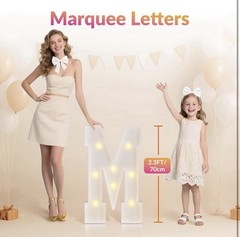 Mr & Mrs Sign Marquee Letters 2FT for Wedding Decor – Light Up DIY Kit