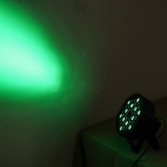 220V RGB LED Spotlight Sound Activated Strobe Flash Light Party Events Supplies