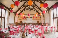 ORGANZA CHAIR COVER BOW SASH WEDDING EVENT DÉCOR PARTY VARIOUS COLOURS