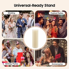 2PCS Cylinder Pedestal Stands for Party Table Cake Pedestal Stand for Parties