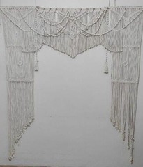 Large Handmade Macrame Wedding Backdrop Boho Ceremony Arch Decor Custom