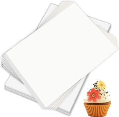 Edible Wafer Sheets, A4 Size, 25Pcs, 8.5 X 11 Inches | Food Grade, Printable for