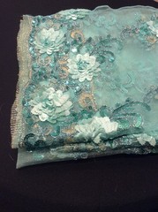 5 Flower Mesh Table Overlay High quality 54″ X 54″ Square Tablecloth 2 colors