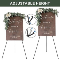 DANMO Easel Stand for Wedding Sign Poster 63” Instant Display Easel for Floo…