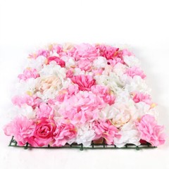 8× Rose Flower Wall Panels Artificial Silk Wedding Supply Decor Party Floral NEW
