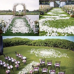 Rose Petals, 2000Pcs Silk Artificial Petals Flowers Home Party Decorations We…