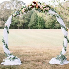 Huge Round Wedding Arch Frame Super Sturdy Circle Festival Background Arch Stand