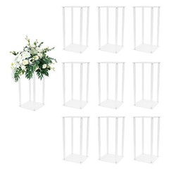 10Pcs Clear Acrylic Flower Stand for Wedding Centerpieces Wedding Flower Vases