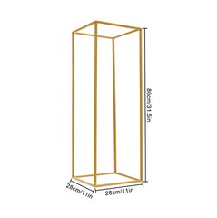 2Pc Flower Rack Vase Stand Prop Metal Art Geometric Column Wedding Party Decor