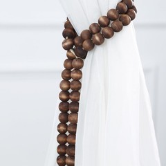 55″ Brown Wood Bead Chain Tassels Hanging Garland Party Events Home Decorations