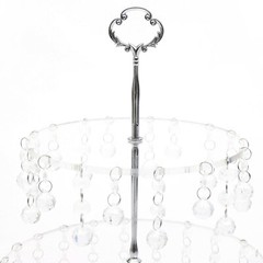 4-Piece Detachable Round Cake Stand Set for Desserts and Cupcakes
