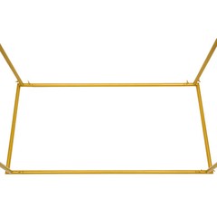 Tall Gold Metal Flower Stand for Wedding Table Centerpieces Decor 119*60*184cm