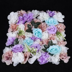 12 Pcs Artificial Flower Wall Panels Floral Backdrop Wedding Party Decor 60*40cm
