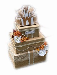 Princess party decorations birthday,centerpiece,card box,wedding,castle,white
