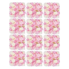 12PCS Artificial 3D Flower Wall Panel Wedding Backdrop Wall Decor Pink 15*15in