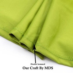 MDS-MEGADECORSUPPLY Chair Sash, 25 pcs Apple Green, Spandex Chair Cover Band …
