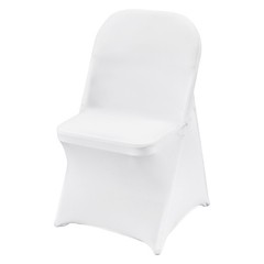 Uimoso 100PCS White Stretch Spandex Chair Covers for Weddings, and Dining
