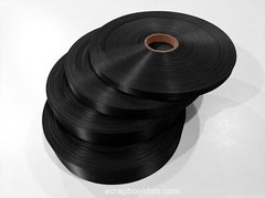 Black 10mm 16mm 25mm 40mm Satin Ribbon For Scrapbooking Wedding Wrap Decorations