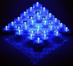 Waterproof Wedding Submersible Battery LED Tea Lights Underwater Sub Light 36pcs