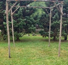 Driftwood Chuppah Wedding Arch Arbor Canopy Huppah Jewish Ceremony H 7 ft W 6 ft