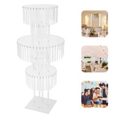 Flower Stand for Wedding, Crystal Flower Stand 5-Tier