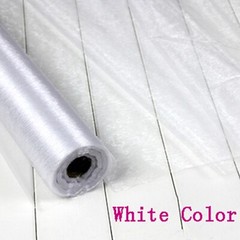 32.8 Yards Bridal Wedding Draping Decoration Glass Yarn 59” Wide White/Golden