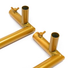 Gold Rectangle Wedding Arch 5.9ft Metal Balloon Backdrop Frame Stand