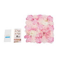 42*42cm Artificial Flower Wall Panel, Artificial Flower Backdrop Wall Decor