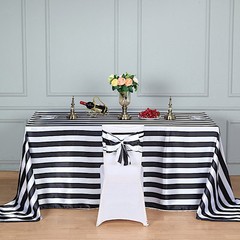 50 Satin Stripe Chair Sashes Wedding Party Event Ceremony Decorations Wholesale