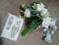 Wedding Decor , Perfect For A Budget Wedding ,Invitations , Bouquet -Lot Misc