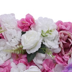 6Pc Artificial Hydrangea Wall Panels 60??40cm Wedding Backdrop Floral