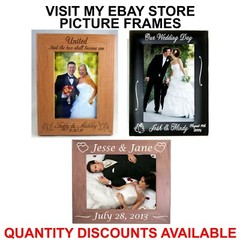 Personalized Leather Picture Frame 4×6 5×7 8×10 Custom Wedding Couple Party Gift