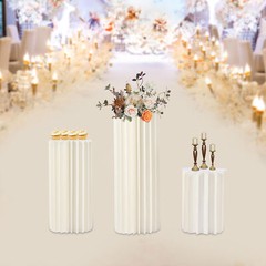 Foldable Cardboard Centerpiece Display,Wedding Centerpieces Cardboard Vases 3pc