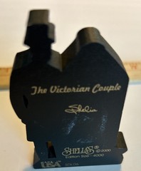 Shelia’s Collectibles Wood Shelf Sitter: The Victorian Couple (2000)