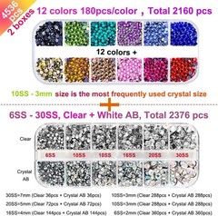 esseelove Hotfix Applicator, DIY Hot Fix Rhinestone Setter, B, Multicolor