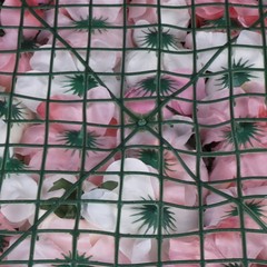 12 Pcs Artificial Flower Wall Panel Rose Dahlia Leaves Wedding Backdrop Stage