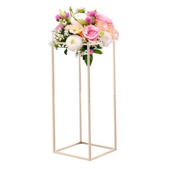 Uimoso Set of 10 Elegant 23.62-inch Flower Stands for Weddings and Home Decor
