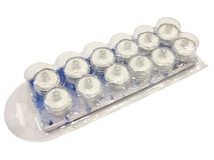 96 BLUE LED Submersible Waterproof Wedding Floral Decoration Tea Vase Light USA