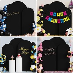 Wokceer Wedding Arch Cover (7.2FT, 6.6FT, 6FT) Set of 3 Spandex Fitted Weddin…