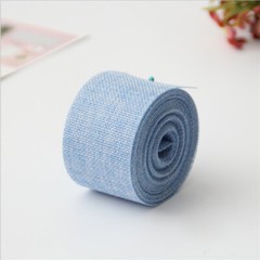 10 Meters Natural Burlap Jute Hessian Ribbon Roll Garland Wedding Decor 5cm Wide