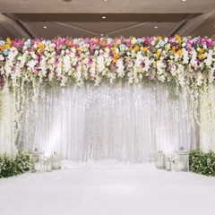 DIY 10 x 10 x 10ft Heavy Duty Wedding Backdrop Stand Kit Sturdy 4 Post Canopies