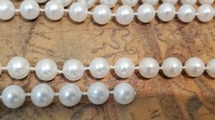 pearl string garland – 8mm plastic beads, 15m long – wedding, party, home decor