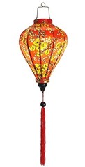 Vietnamese Elegance: Handcrafted Silk Lantern Set 4 pcs