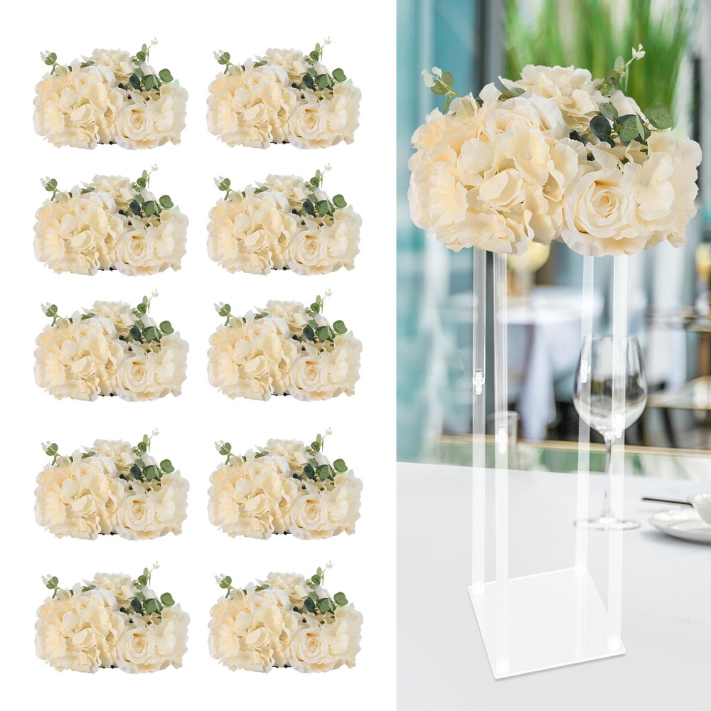 10 PCS Flower Ball Arrangement Bouquets Flower Ball For Wedding Centrepieces