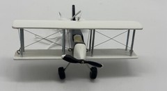 Hanging Airplane, White Black, Nursery Decor, Decorative Wooden Airplane