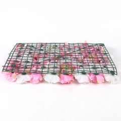 40 x 60 cm 20Pieces Flower Wall Champagne White & Pink Rose Panel Floral Decor