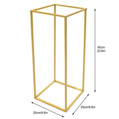 Set of 2 Gold Wedding Flower Stands Flower Display Rack For Wedding Party Decor