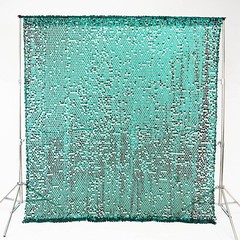 HUNTER GREEN 8×8 ft Big Payette Sequined BACKDROP CURTAIN Wedding Decorations