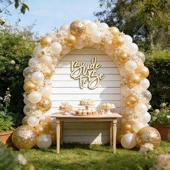 Bride to Be Wooden Sign for Backdrop- DIY Engagement Party Decorations White