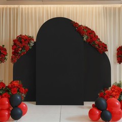Set Of 3 Wedding Arch Cover Double Sided High Elasticity Arch Backdrop Decor